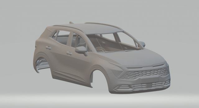 Kia sportage mhev 3D प्रिंट मॉडल .c4d .max .obj .3ds .fbx .stl .blend 