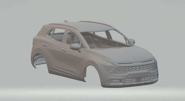 Kia sportage mhev 3D Print Model .c4d .max .obj .3ds .fbx .stl .blend 