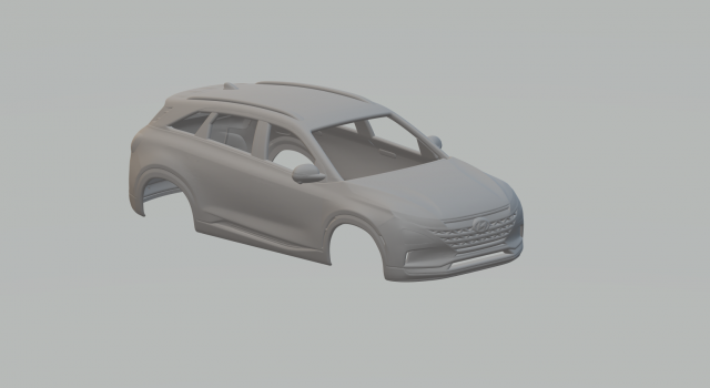 Hyundai nexo Modelo de impresión 3D .c4d .max .obj .3ds .fbx .stl .blend 