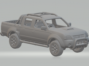 Nissan frontier Modèles 3D en vedette