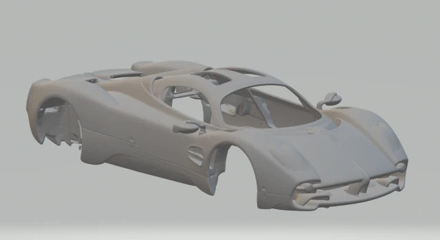 Pagani utopia 3D Print Model .c4d .max .obj .3ds .fbx .stl .blend 