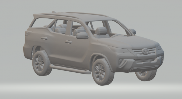 Toyota sw4 3Dプリントモデル .c4d .max .obj .3ds .fbx .stl .blend