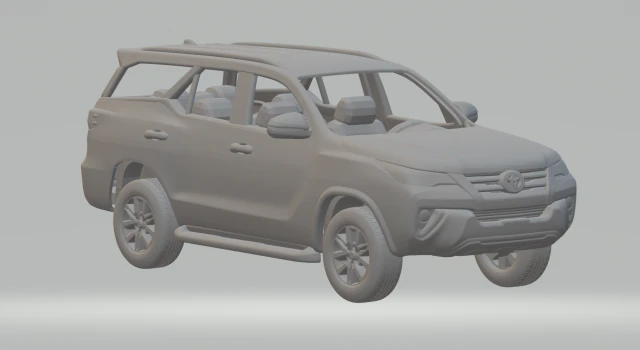 Toyota sw4 3D Print Model .c4d .max .obj .3ds .fbx .stl .blend 
