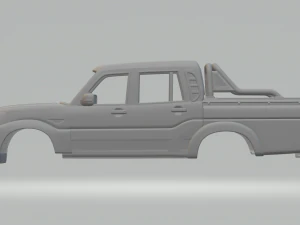 Mahindra Pik-up 3D Print Model