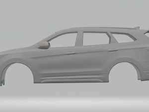 Hyundai santa fe Modello di stampa 3D