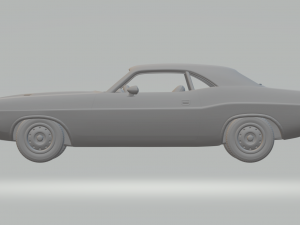 DODGE CHALLENGER 3D Baskı Modeli