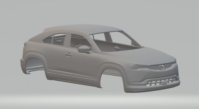 Mazda mx30 Modelo de Impressão 3D .c4d .max .obj .3ds .fbx .stl .blend 