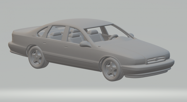Chevrolet impala Modello di stampa 3D .c4d .max .obj .3ds .fbx .stl .blend