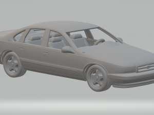 Chevrolet impala 3D 打印模型
