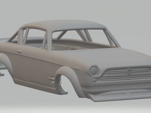 Fiat 2300 race car 3D 프린트 모델