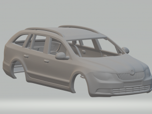 Skoda superb combi 3D Print Model