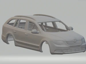 스코다 최고의 콤비 3D 프린트 모델