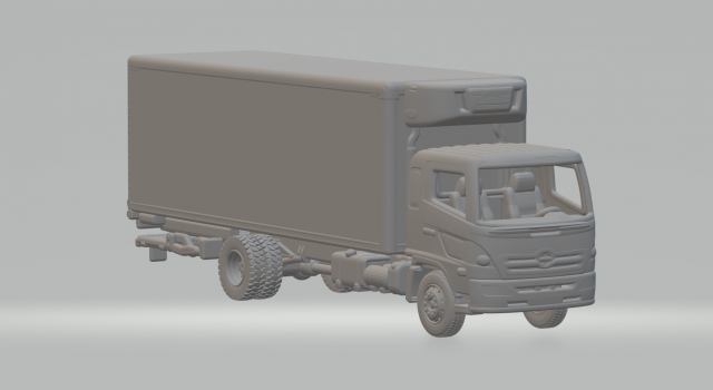 Hino 500 3D Print Model .c4d .max .obj .3ds .fbx .stl .blend 