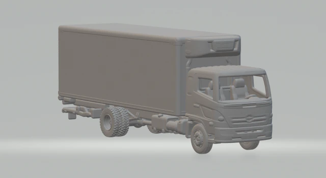 Hino 500 3D Print Model .c4d .max .obj .3ds .fbx .stl .blend 