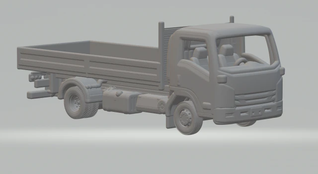 Truck NPR300 3D Print Model .c4d .max .obj .3ds .fbx .stl .blend