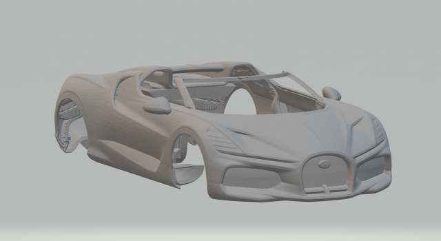 Bugatti MISTRAL Modèles 3D en vedette .c4d .max .obj .3ds .fbx .stl .blend 