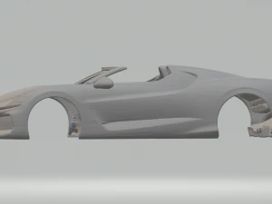 Bugatti MISTRAL 3D Print Model