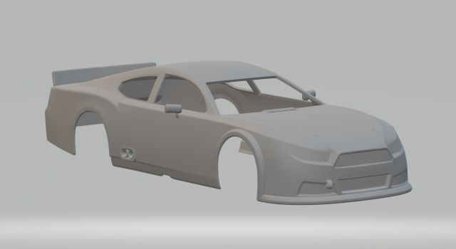 Nascar car eu 3D प्रिंट मॉडल .c4d .max .obj .3ds .fbx .stl .blend 