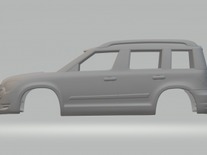 SKoda Yeti Modelo de impresión 3D