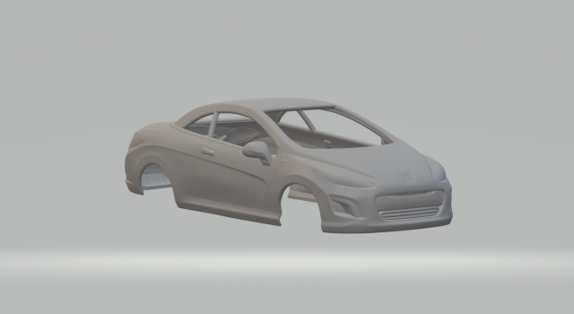 Peugeot 308 cc Modelo de Impressão 3D .c4d .max .obj .3ds .fbx .stl .blend