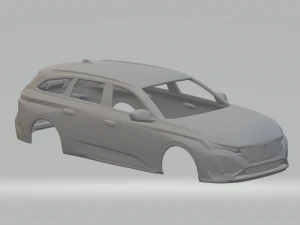 プジョー 308 SW 3Dプリントモデル