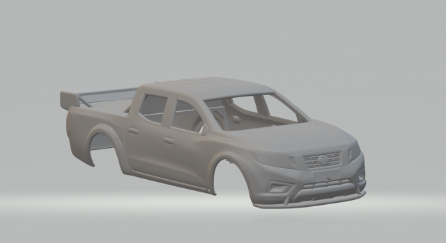 Nissan frontier race car 3D Принт Модель .c4d .max .obj .3ds .fbx .stl .blend 