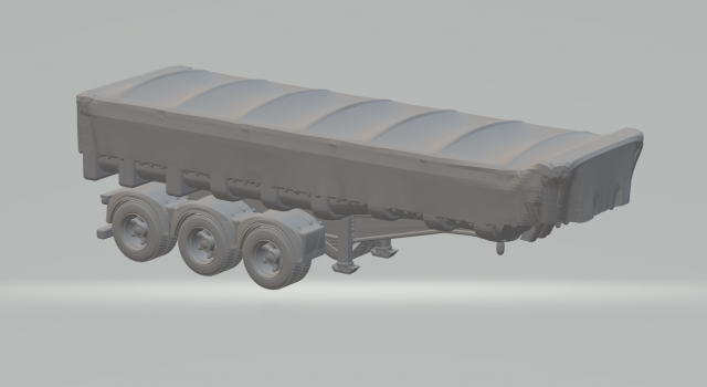 Trailer randon dumper closed 3D Print Model .c4d .max .obj .3ds .fbx .stl .blend