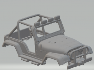 Jeep custom Modelo de impresión 3D