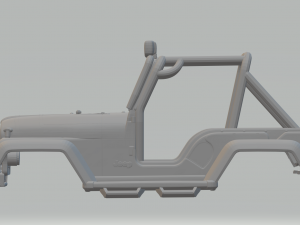 Jeep custom 3D प्रिंट मॉडल