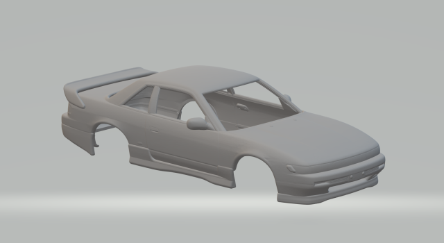 Nissan silvia s13 Modèles 3D en vedette .c4d .max .obj .3ds .fbx .stl .blend 