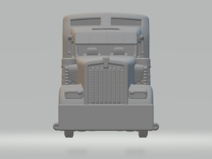 Kenworth w900l 3D प्रिंट मॉडल