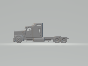 Kenworth w900l 3D प्रिंट मॉडल