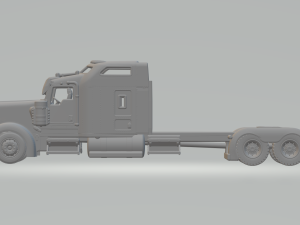 Kenworth w900l custom Modèles 3D en vedette
