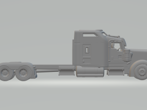 Kenworth w900l custom Modèles 3D en vedette