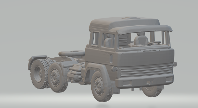 Magirus deutz 6x2 3D Принт Модель .c4d .max .obj .3ds .fbx .stl .blend