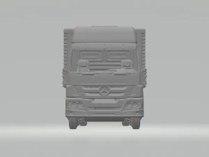 ATEGO 8X4 FLATBED 3D Print Model