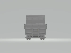 ATEGO 8X4 FLATBED 3D Print Model