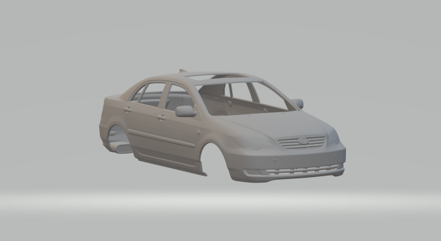 Byd f3 3D 프린트 모델 .c4d .max .obj .3ds .fbx .stl .blend 