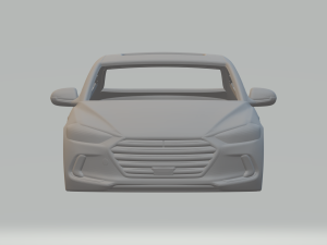 Hyundai elantra 3Dプリントモデル