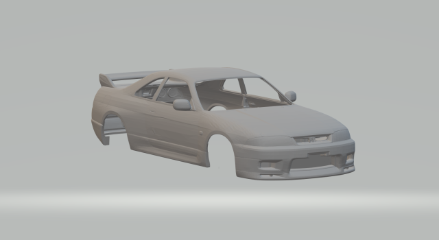 Nissan skyline Modello di stampa 3D .c4d .max .obj .3ds .fbx .stl .blend 