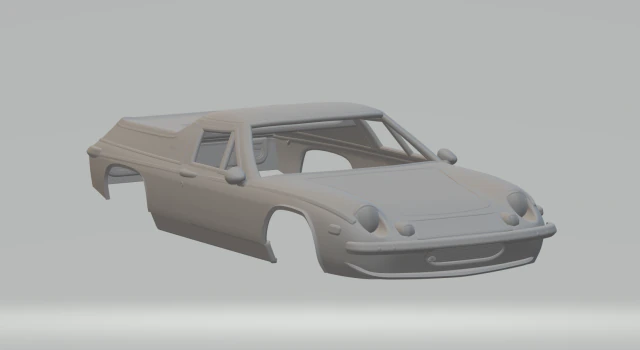 Lotus europa 3D Print Model .c4d .max .obj .3ds .fbx .stl .blend