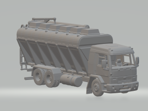 Cargo silo truck 3D Print Model