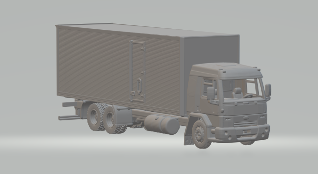 Cargo truck box 3D Принт Модель .c4d .max .obj .3ds .fbx .stl .blend 