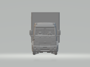 Cargo truck box 3D Принт Модель