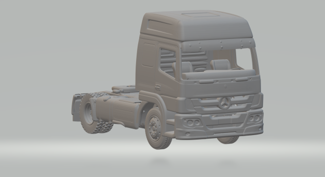 Mercedes benz atego Modèles 3D en vedette .c4d .max .obj .3ds .fbx .stl .blend 
