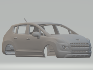 Peugeot 3008 3D प्रिंट मॉडल