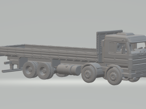 Scania 143 flatbed Modelo de Impressão 3D