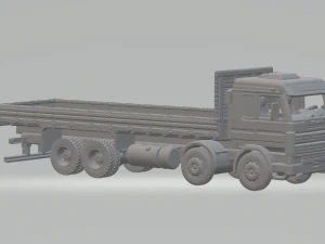 Scania 143 d&uuml;z yataklı 3D Baskı Modeli