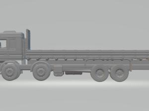 Scania 143 flatbed Modelo de impresión 3D