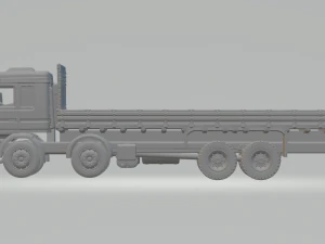 Scania 143 flatbed 3D Print Model